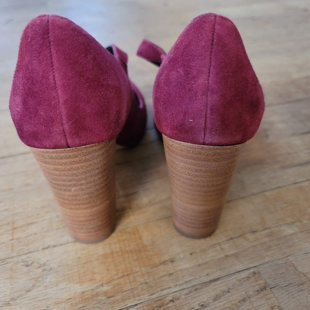 Charles by Charles David, Block-heel Mary Jane, Merlot/Burgundy, Size 7- NWOT - Picture 5 of 8